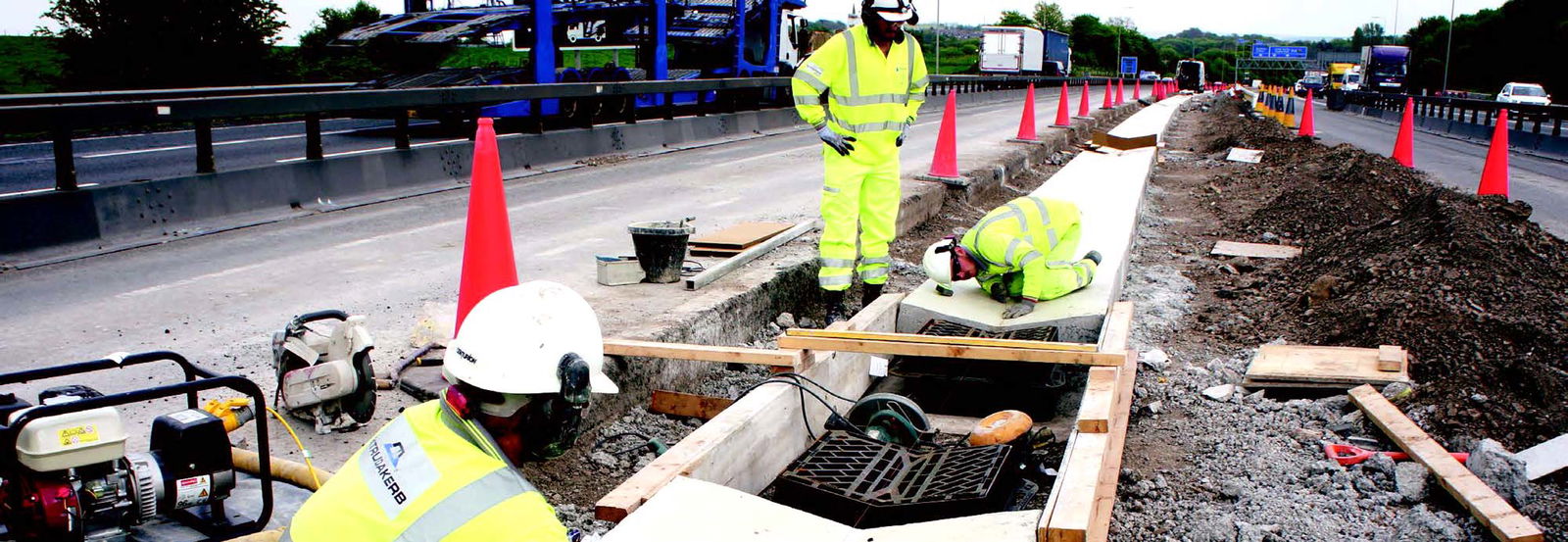 M60 - M62 Sale to Rochdale V gully installation