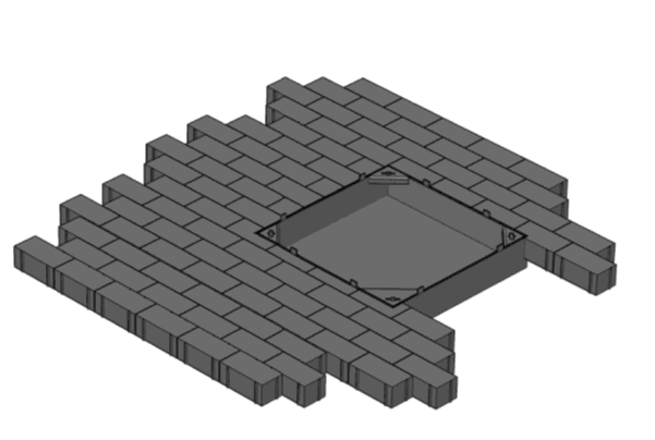 Recessed covers in paving - Image 8