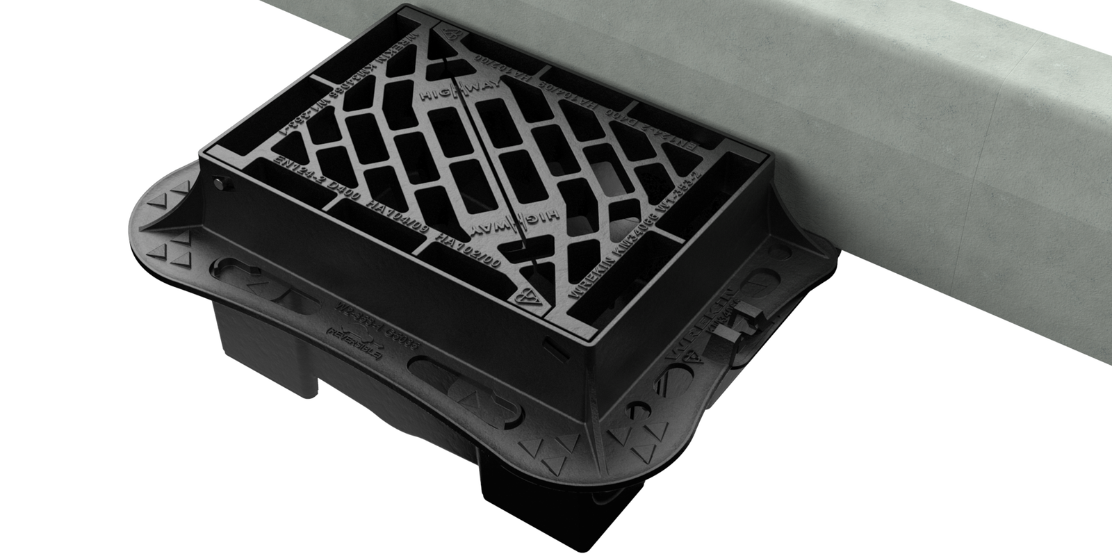 The Gully Chute Connector replaces a traditional gully pot, allowing the Gully Grating to be placed in its usual position.