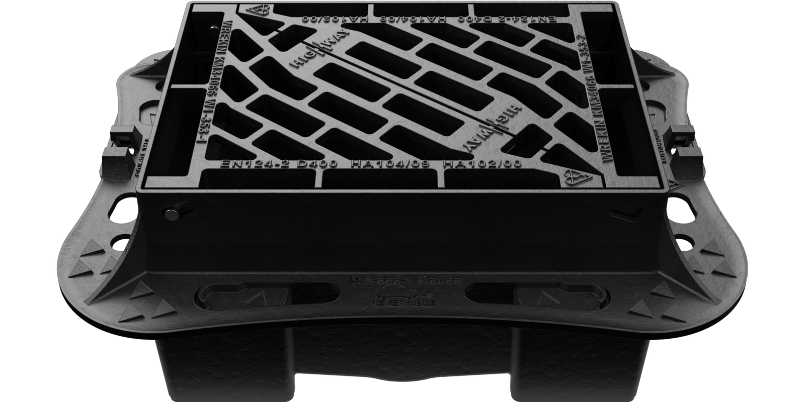 Ideal placement of the Gully Grating is afforded by the Gully Chute’s long pipe spigot(s) and absence of lateral restraints.