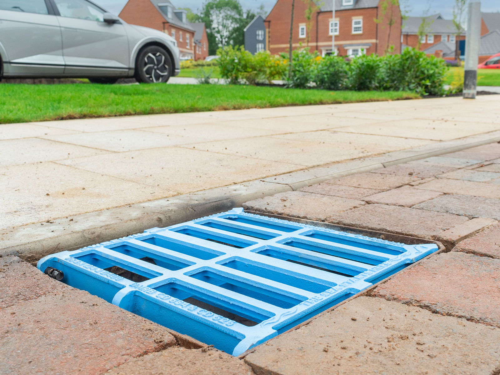 The Sea Starts Here gully grating installation