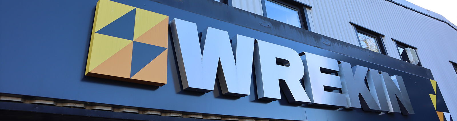 Wrekin headquarters building logo