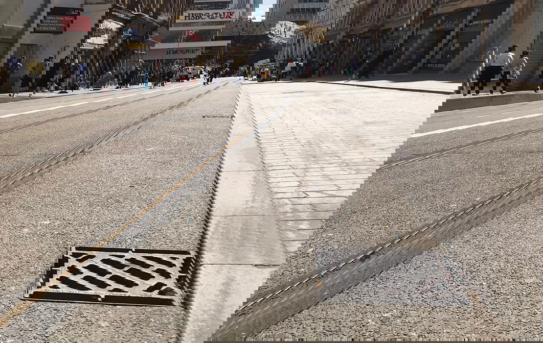 A highway Gully Grating