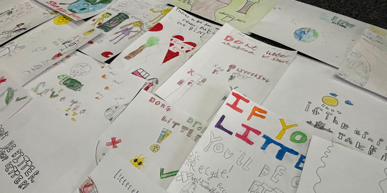 Artwork produced by students at Smallthorne Primary Academy