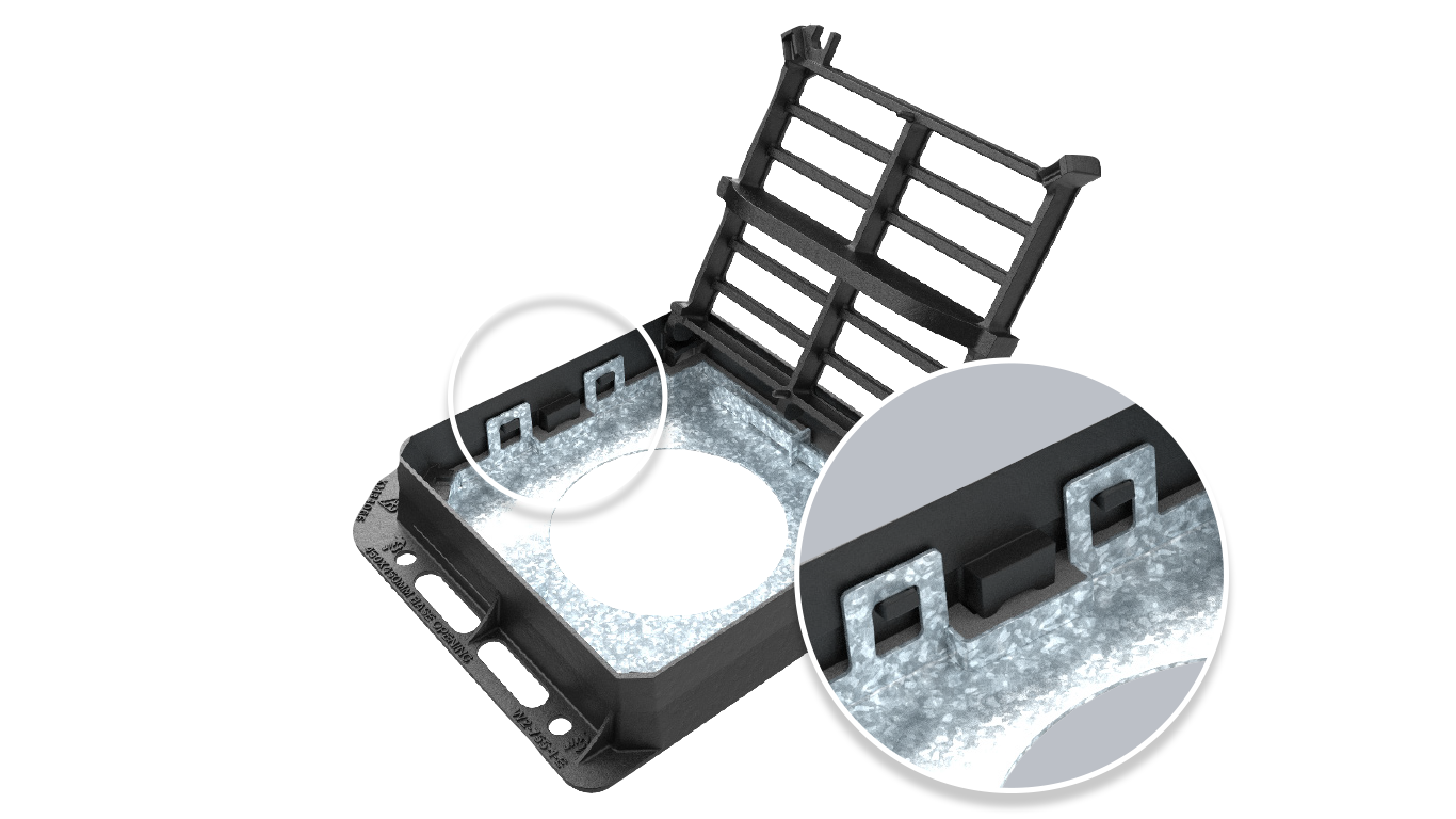 Securing the  locator plate