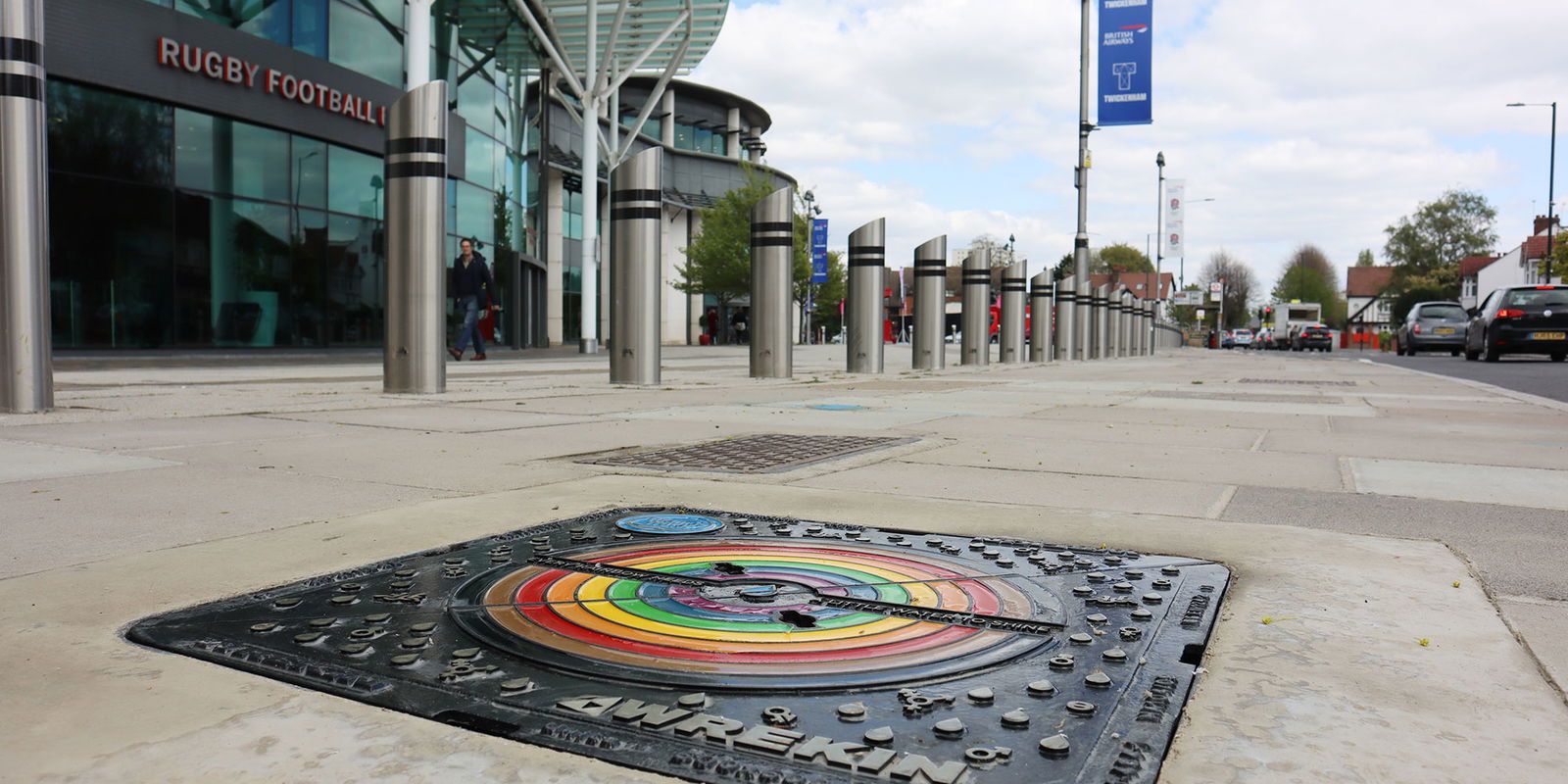 Bespoke access cover at Twickenham Stadium for Thames Water