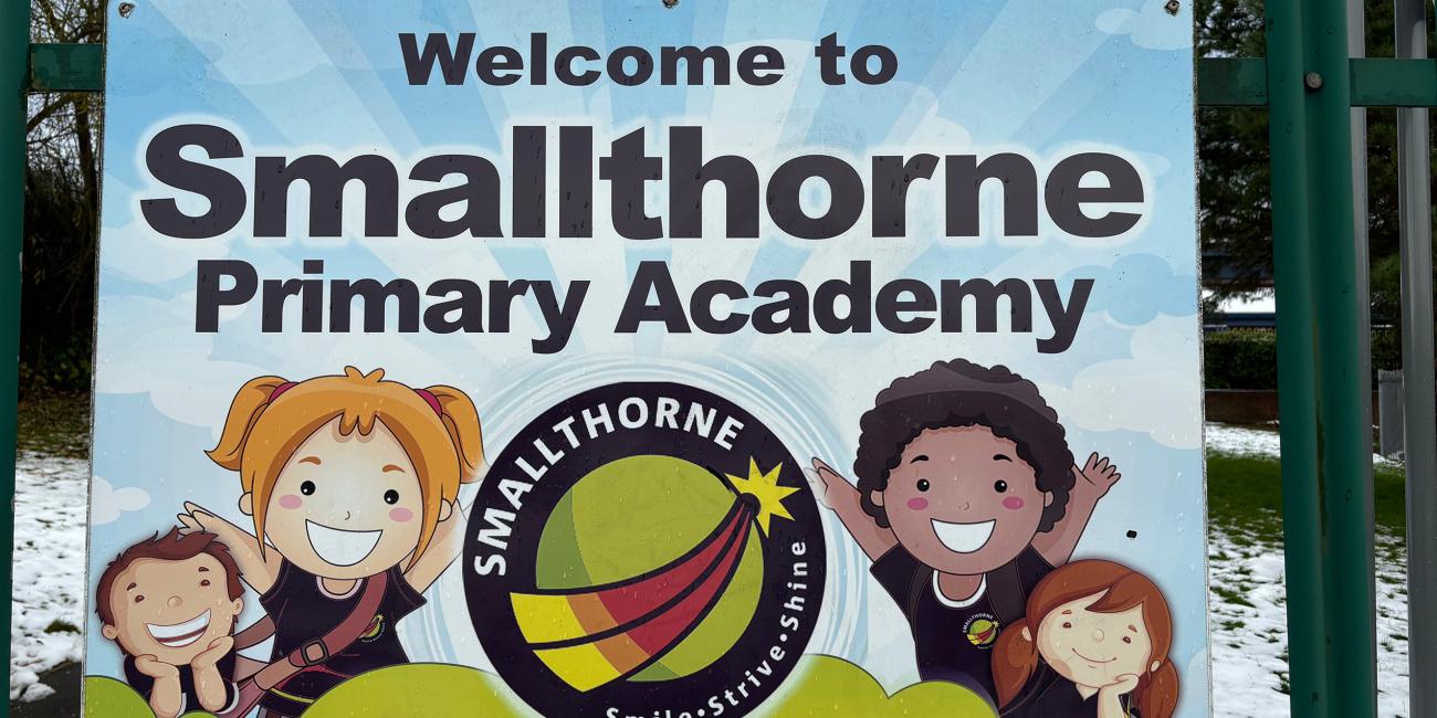 Sign outside Smallthorne Primary Academy