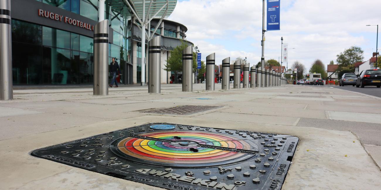 Bespoke access cover at Twickenham Stadium for Thames Water