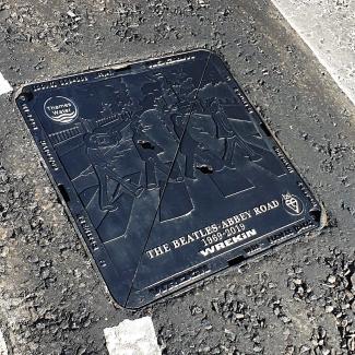 Abbey Road bespoke manhole cover