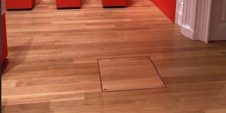 Bespoke Steel access cover installed at Nottingham Castle