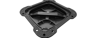 Unite D400 manhole cover showing mortar gripping feature