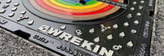 Wrekin bespoke manhole cover design with LGBTQ design