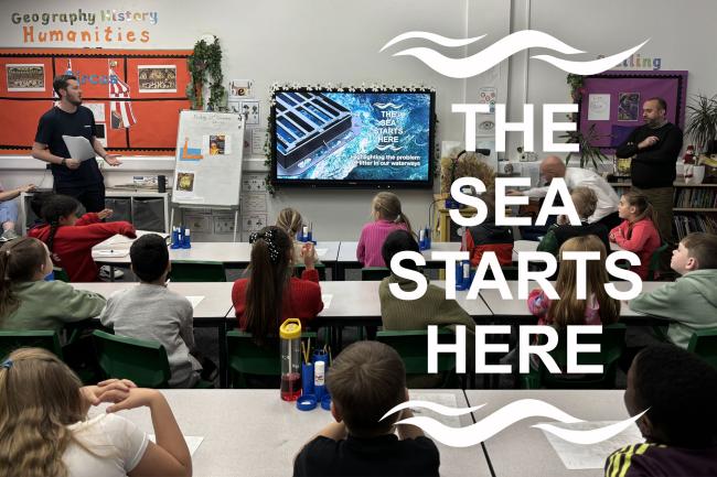 Presentation in a school classroom